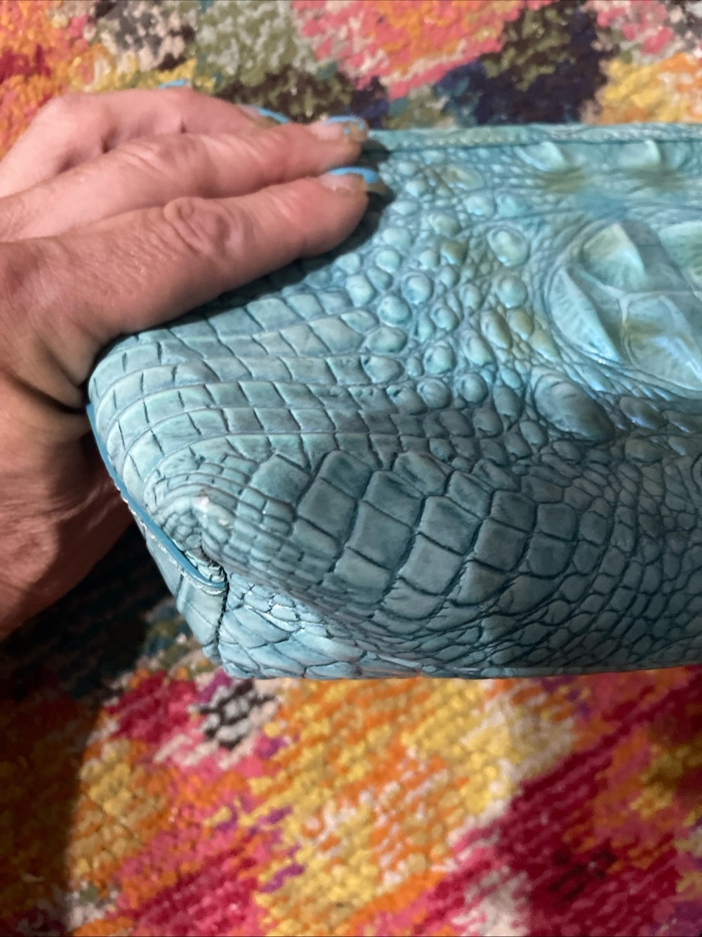 Brahmin Kayla Wristlet Clutch in Astral Melbourne - Picture 8 of 16